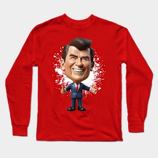 Ronald Reagan plastic figure Long Sleeve T-Shirt